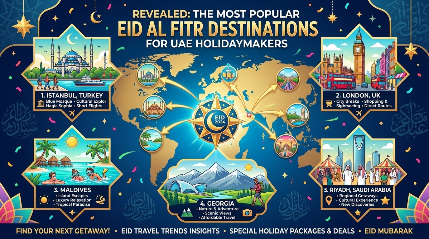 Revealed: The Most Popular Eid Al Fitr Destinations for UAE Holidaymakers