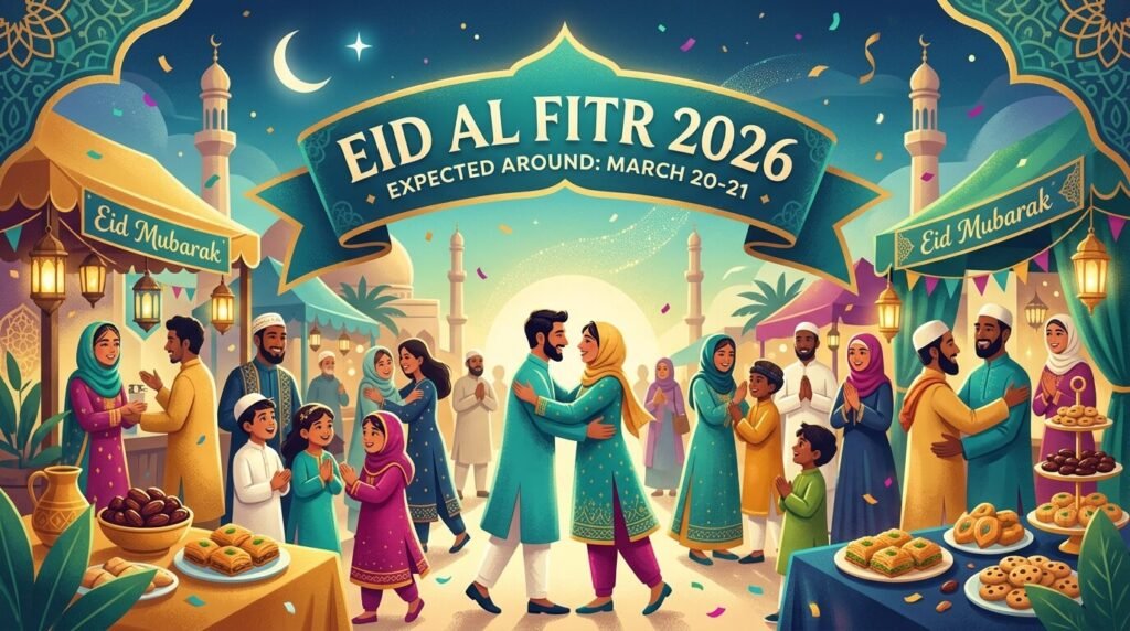 When is Eid Al Fitr expected in 2026?