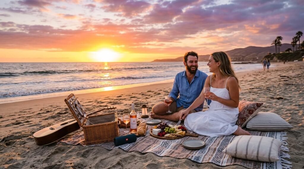 Have a Sunset Beach Picnic