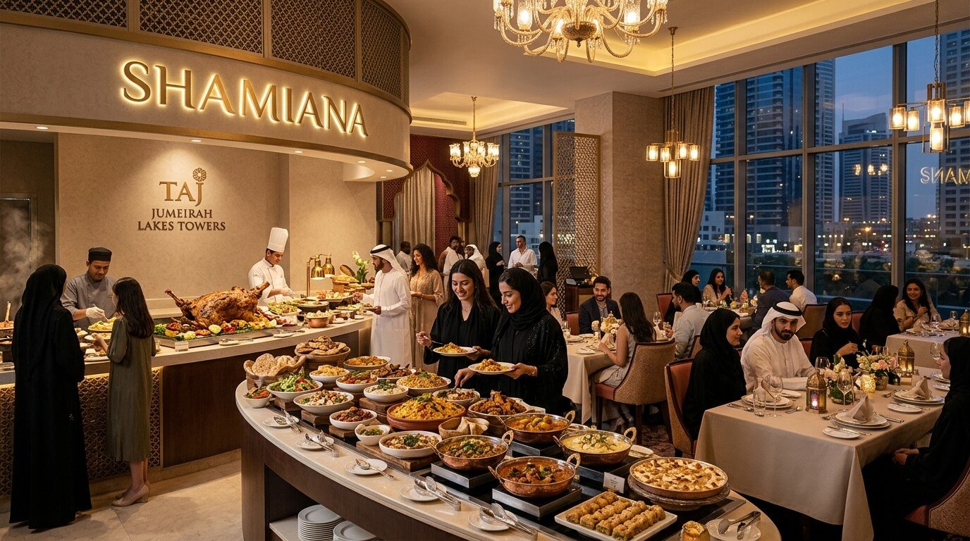 Enjoy a Spectacular Iftar at Shamiana in Taj Jumeirah Lakes Towers