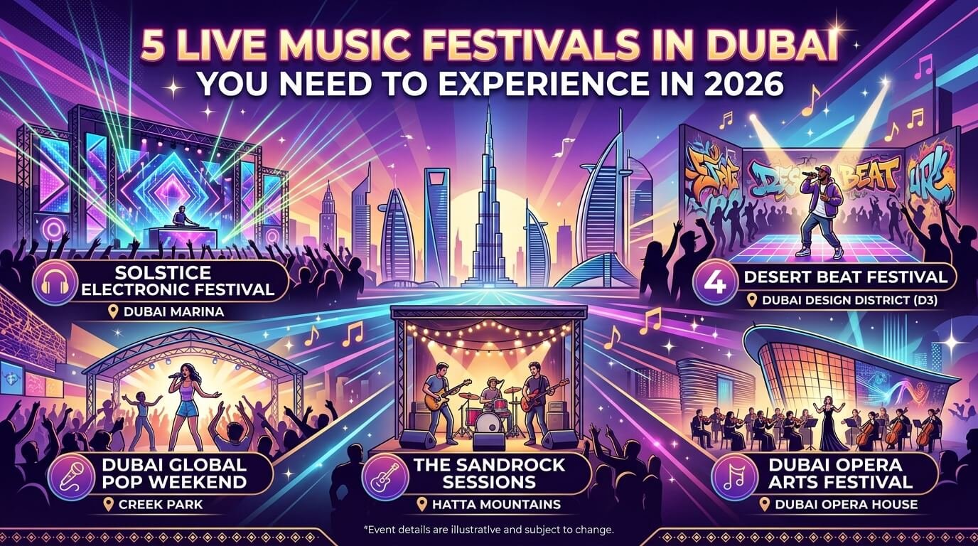 5 Live Music Festivals in Dubai You Need to Experience i