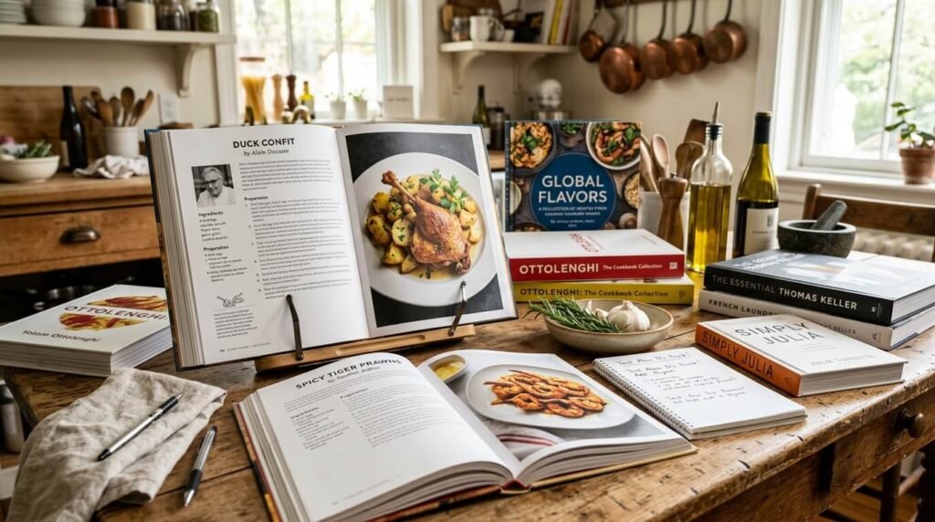 A collection of recipes from leading culinary names