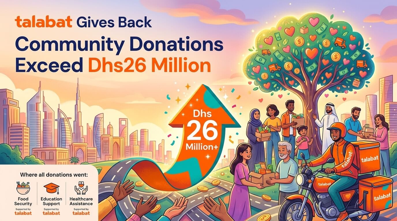 talabat Gives Back: Community Donations Exceed Dhs26 Million