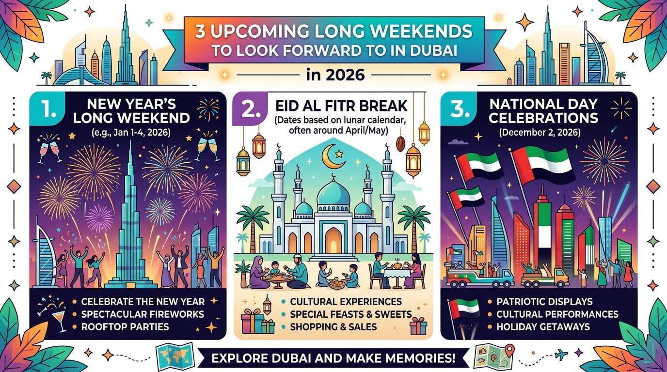 3 Upcoming Long Weekends to Look Forward to in Dubai