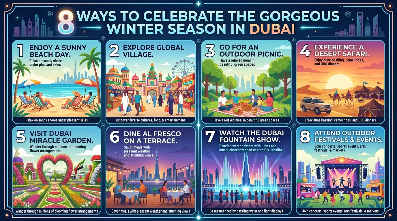 8 Ways to Celebrate the Gorgeous Winter Season in Dubai