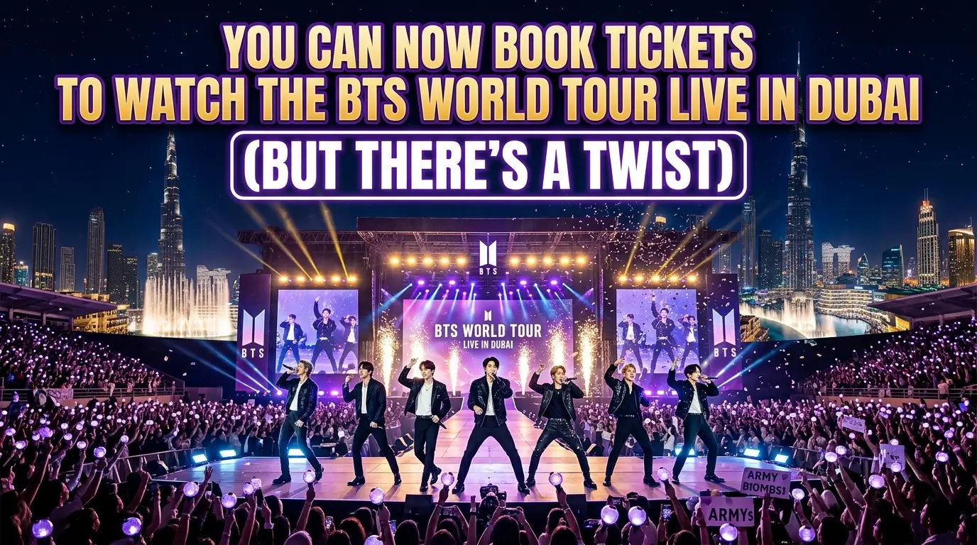 You Can Now Book Tickets to Watch the BTS World Tour Live in Dubai (But There’s a Twist)