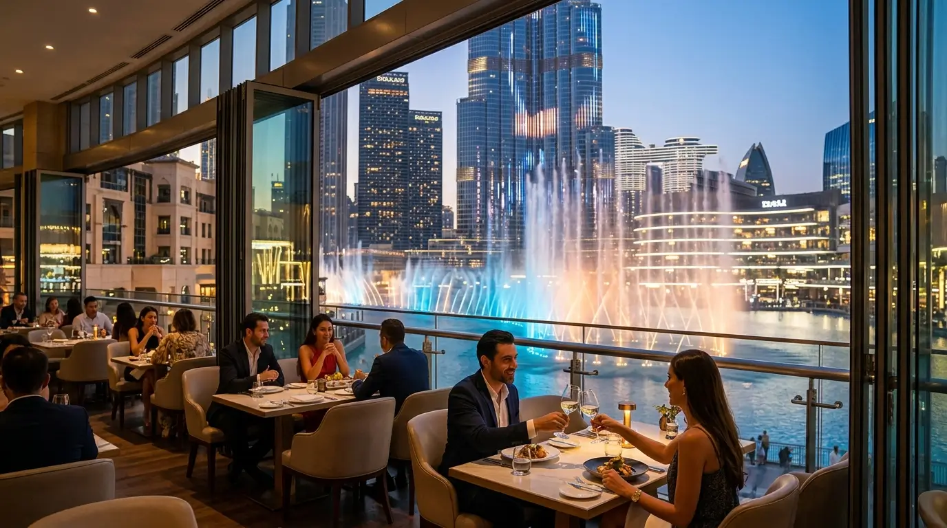 41 Dubai Restaurants Where You Can Dine with Fountain Views