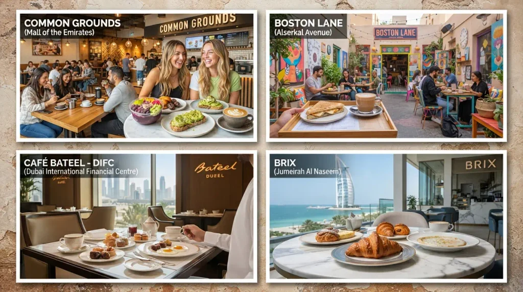 Best Cafés for Breakfast in Dubai