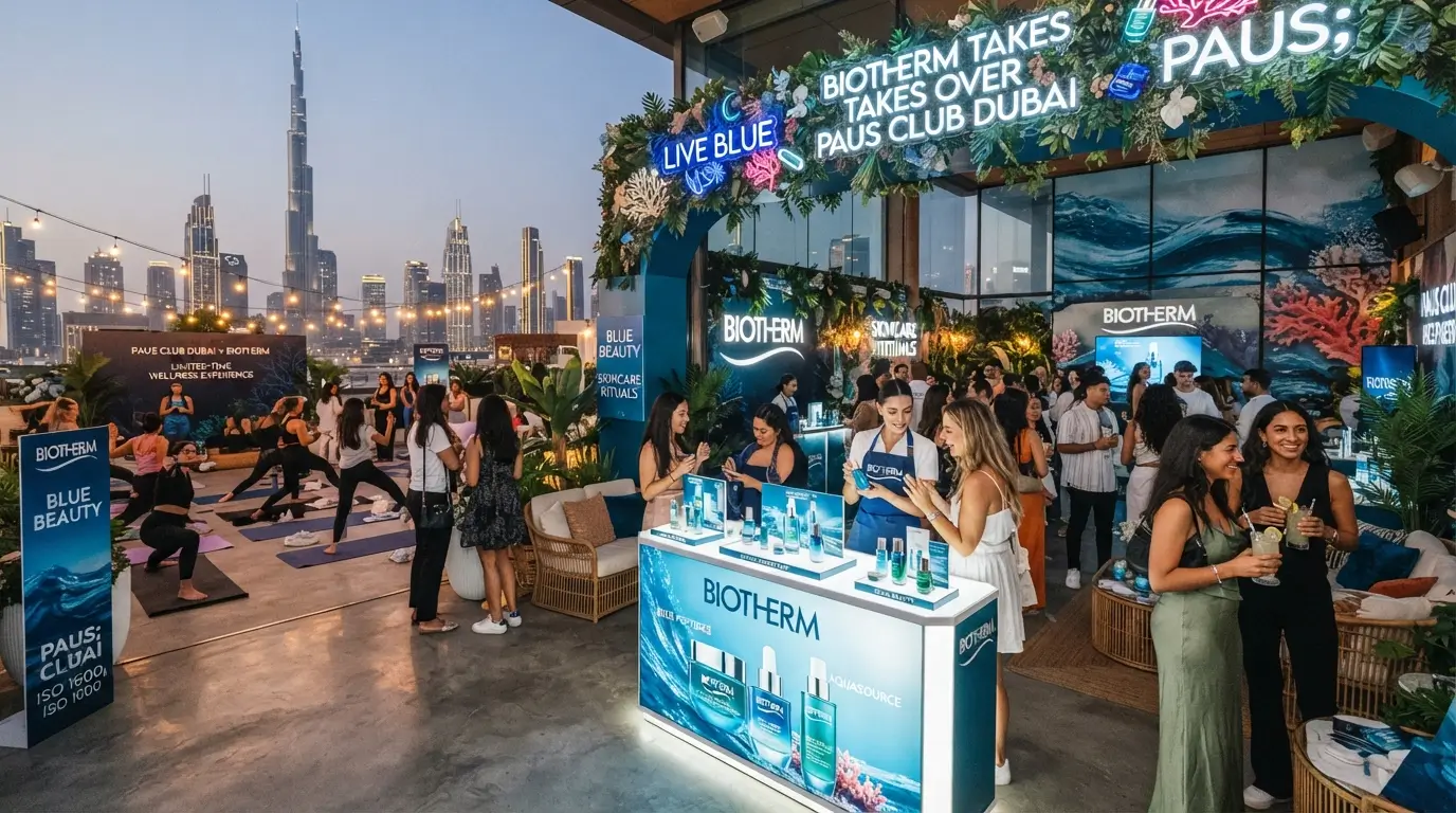Biotherm Takes Over Paus Club Dubai With a Limited-Time Skincare and Wellness Experience