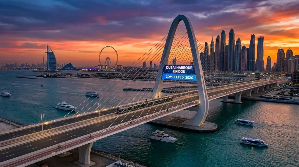 When Is the Dubai Harbour Bridge Expected to Be Completed?