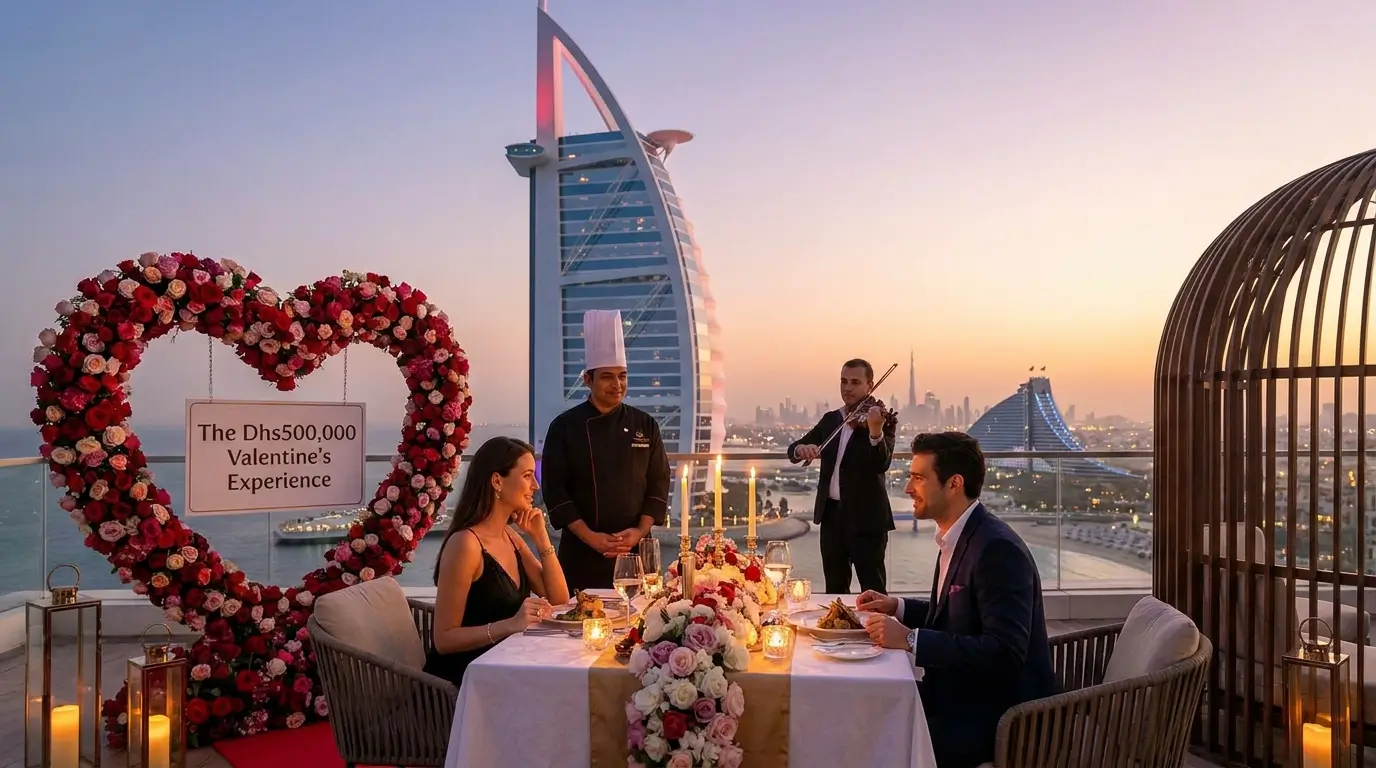 Dubai’s Dhs500,000 Valentine’s Day Dinner Comes With an Extraordinary Experience