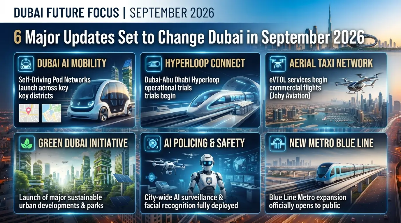 6 Major Updates Set to Change Dubai in September