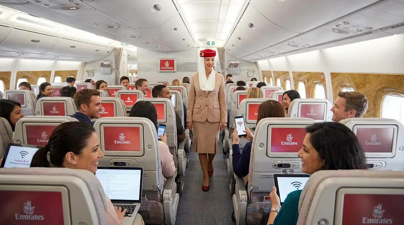 Emirates Passengers Are Getting Much Better Free Wi-Fi Onboard