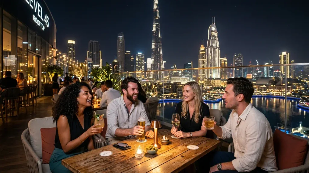 Drinks, Conversations and Dubai Views