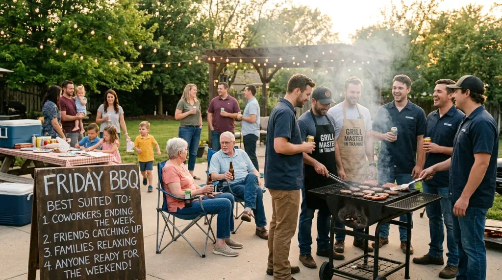 Who Is the Friday BBQ Best Suited To?