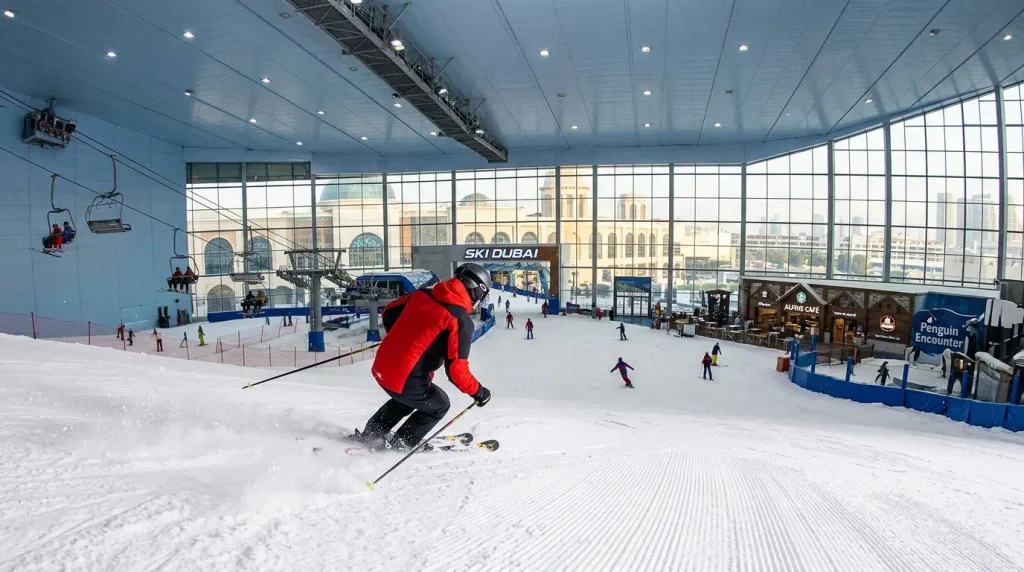 Go Skiing at Ski Dubai