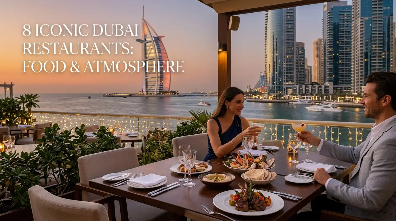 8 Iconic Restaurants in Dubai That Deliver on Both Atmosphere and Food