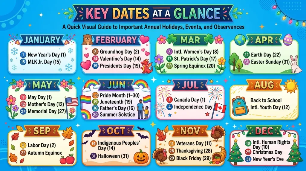 Key Dates at a Glance