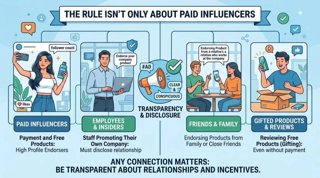 The Rule Isn't Only About Paid Influencers
