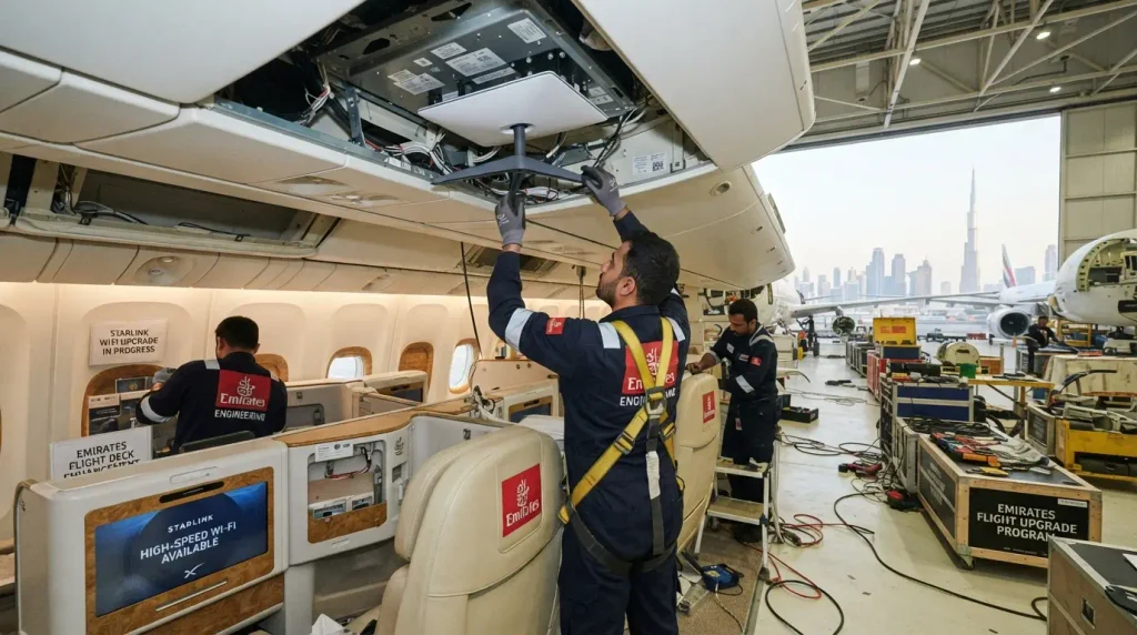 Starlink is part of a much bigger Emirates upgrade