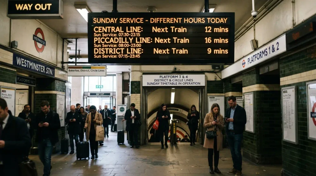 Why Sunday Has Different Metro Hours