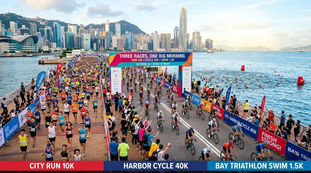 Three Races, One Big Morning