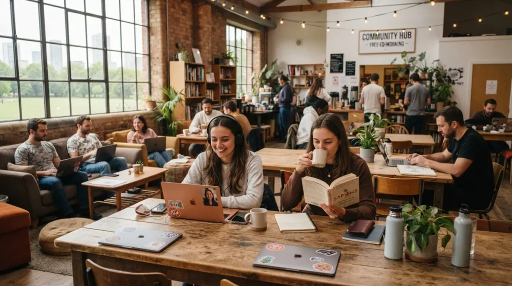 Work or Relax at a Free Co-Working Space