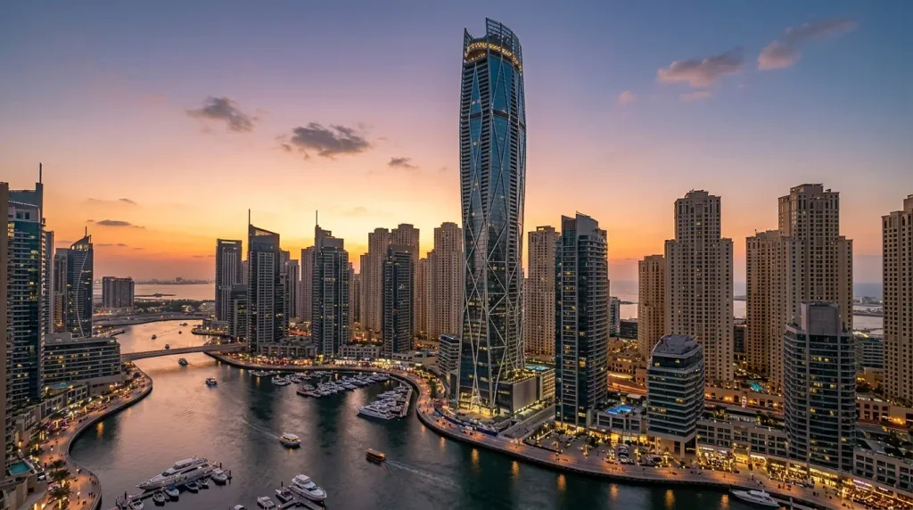 Ciel Dubai Marina Stands 377 Metres Tall