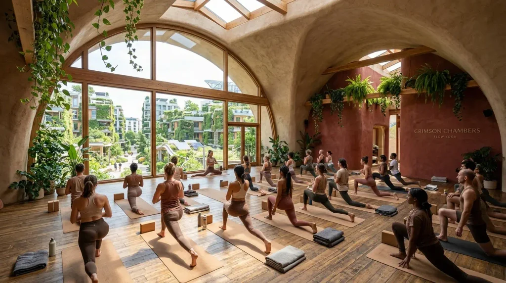 10. Crimson Chambers Flow Yoga Studio, Sustainable City
