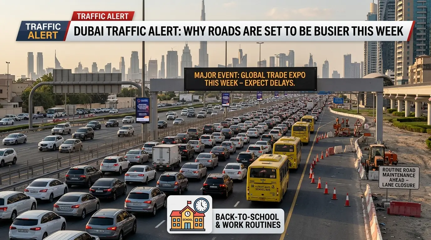 Dubai Traffic Alert: Why Roads Are Set to Be Busier This Week