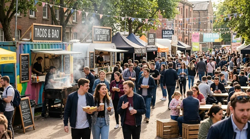 Food and Pop-Ups Keep Visitors Fuelled