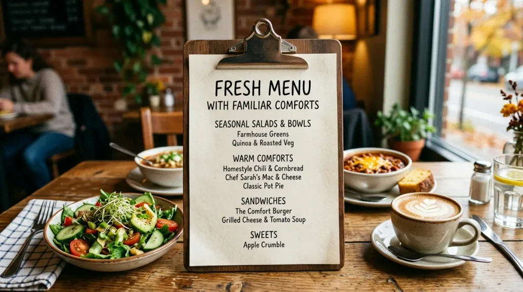 A Fresh Menu With Familiar Comforts