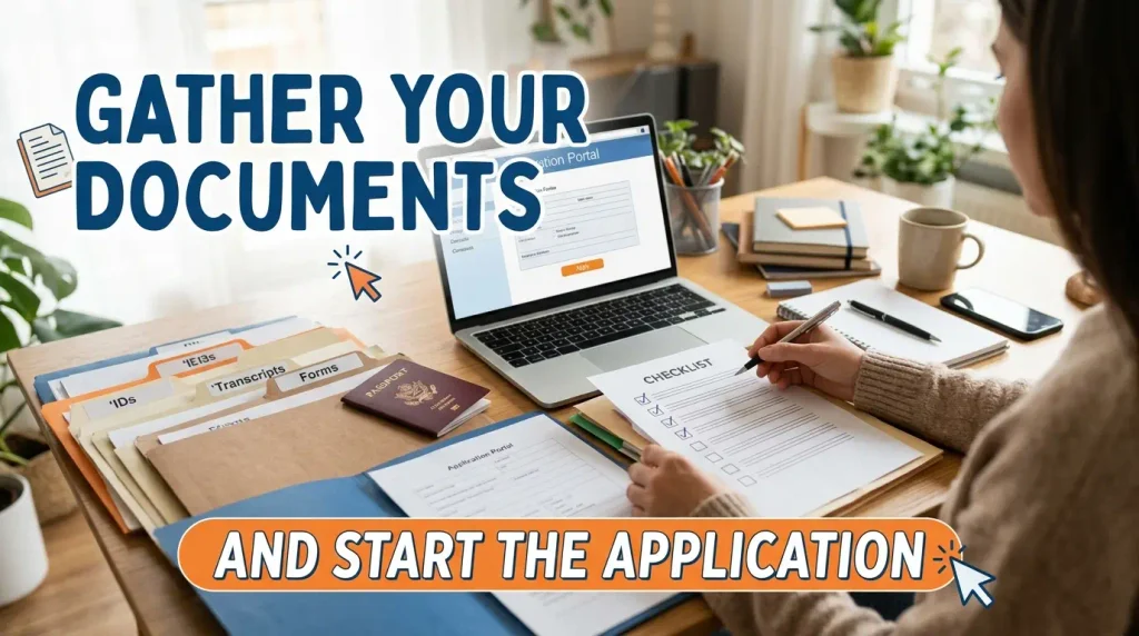 2. Gather Your Documents and Start the Application