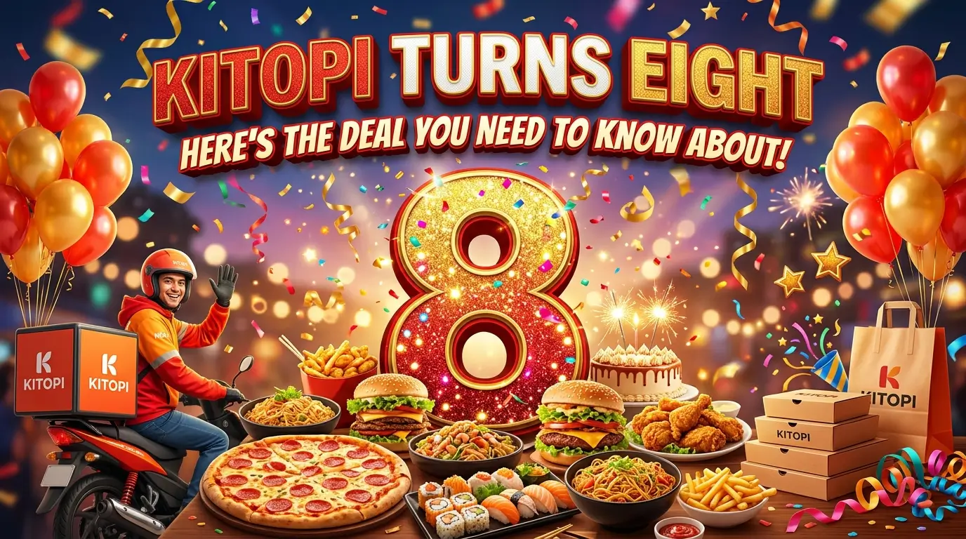Kitopi Turns Eight – Get 50% Cashback on Your Next Meal