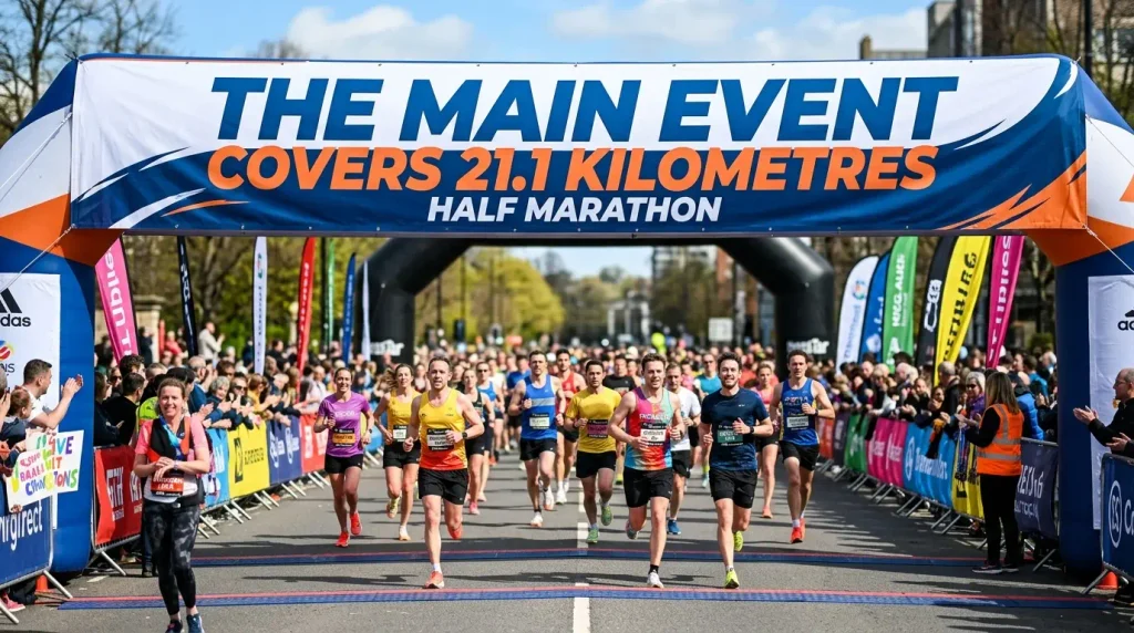 The Main Event Covers 21.1 Kilometres