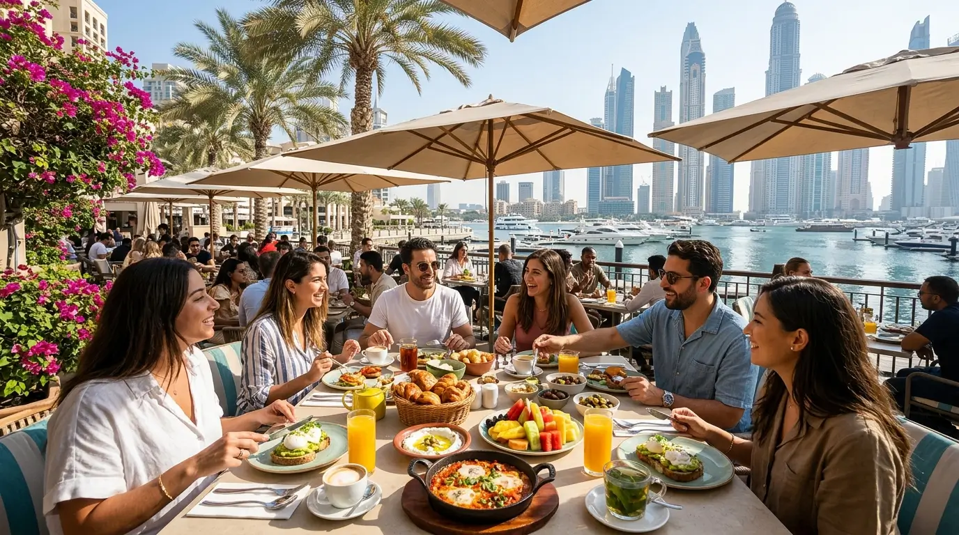 31 Outdoor Breakfast Spots in Dubai for Food, Views and Fresh Air