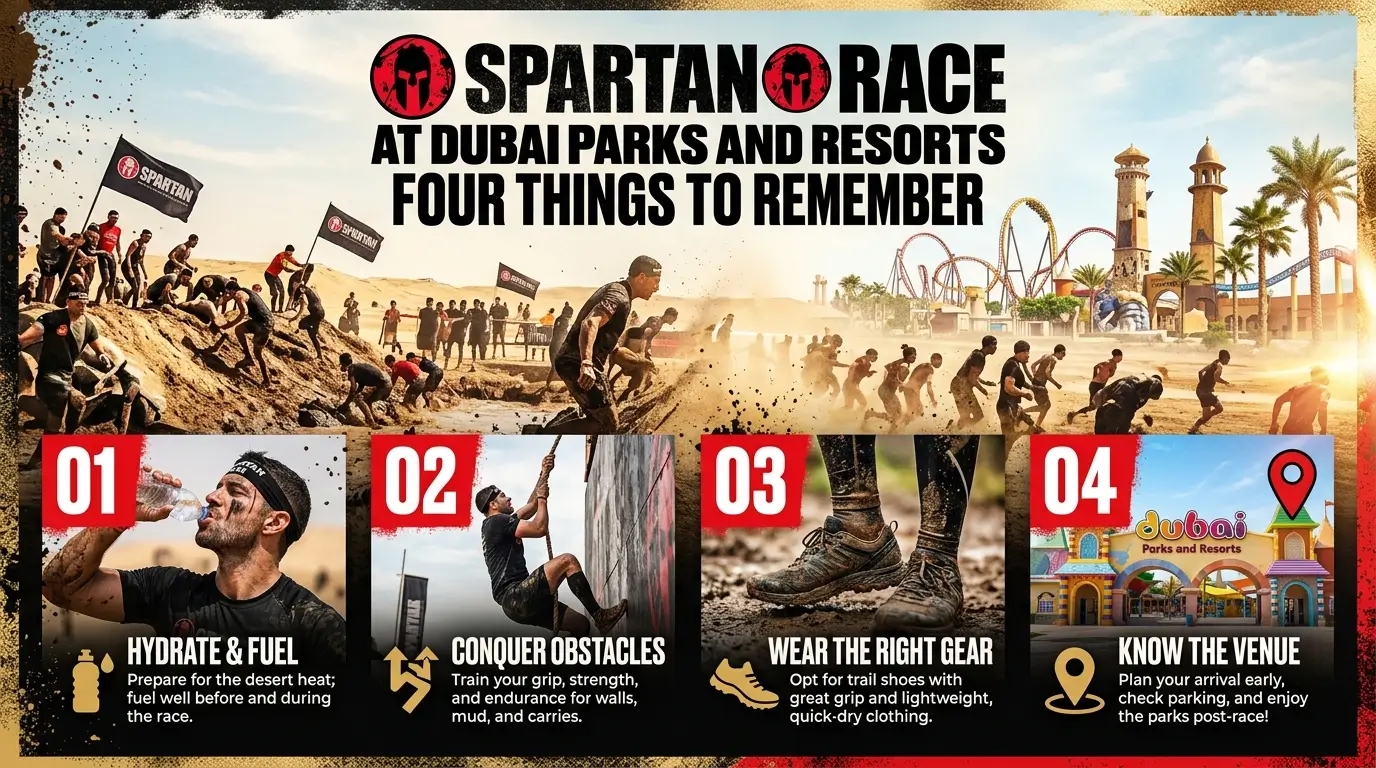 Spartan Race at Dubai Parks and Resorts: Four Things to Remember