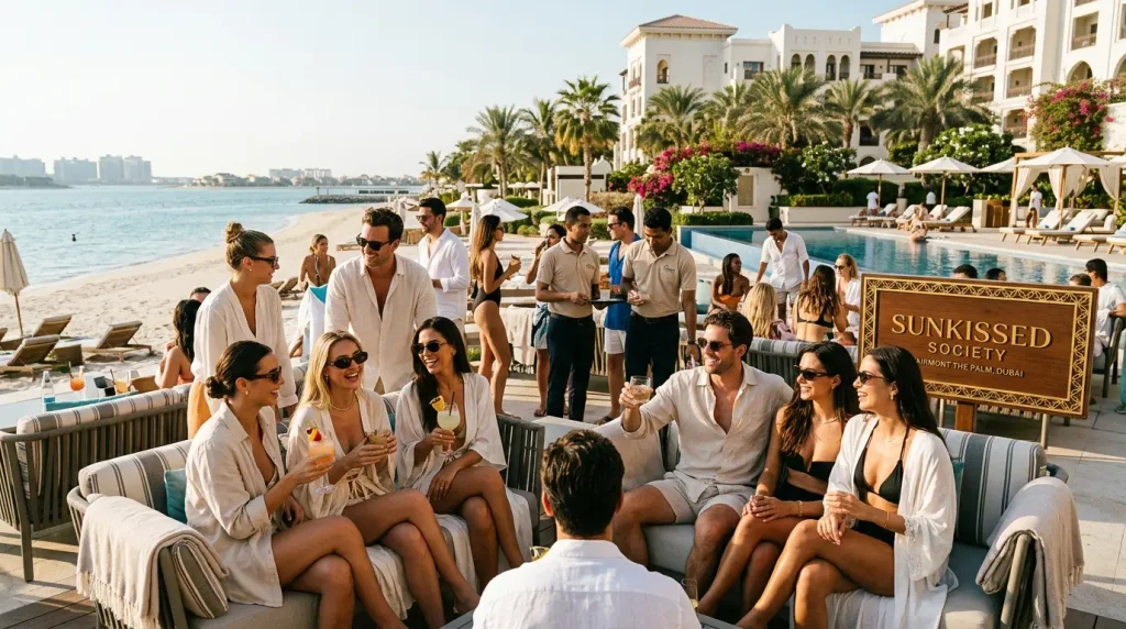 Sunkissed Society at Fairmont The Palm
