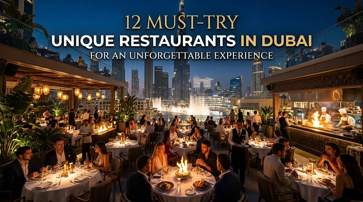 12 Must-Try Unique Restaurants in Dubai for an Unforgettable Experience